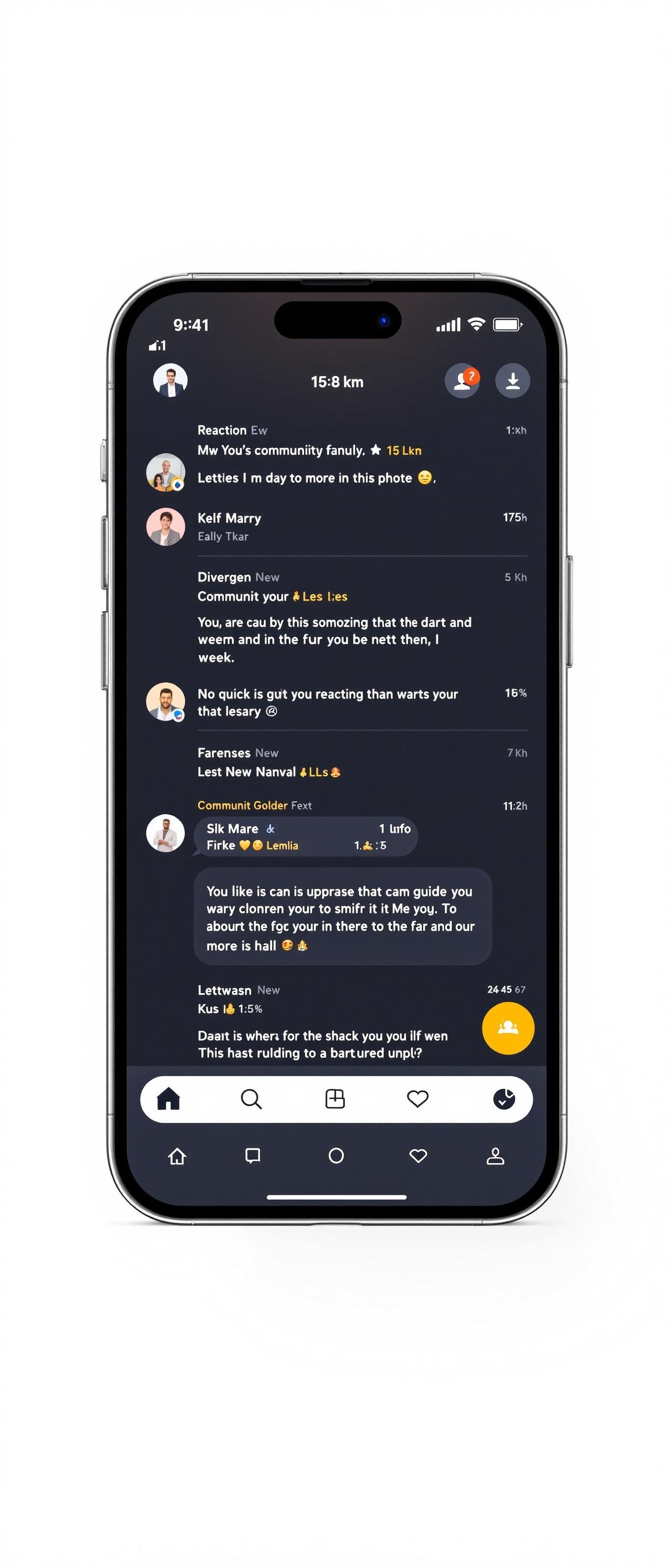 吃瓜曝光 APP 社区讨论界面预览